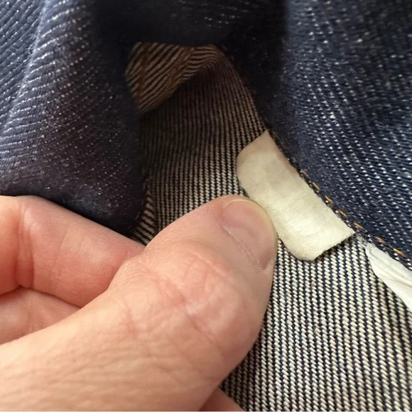 VTG 70s Levi’s Embroidered Tiger Denim Trucker Jacket Floral Patch Small RARE - Picture 12 of 16